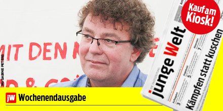 Am Samstag, 11.8., in junge Welt: »Durch Reformen wird sich der Kapitalismus nicht beseitigen lassen« - Gespräch mit Patrik Köbele. Über 50 Jahre DKP, kommunistische  Weltanschauung in der heutigen Realität und innerparteiliche Debatten