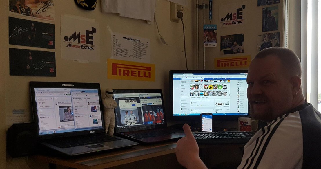 MsportXtra's tweet photo. Personal #ThrowbackThursday to 6 years ago when I first started on social media to share my passion as #F1etc with 1 computer. With a pitstop as #F1extra , I became #MsportXtra in 2015 and build up a network with 27 partners worldwide but still sharing the passion. https://t.co/dcO09hF14g