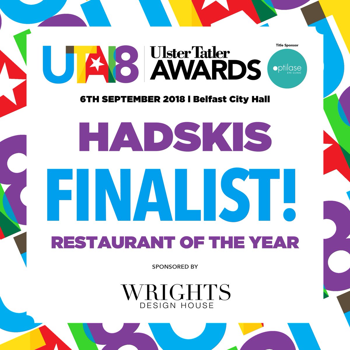 hadskis_'s tweet photo. Voted by the public 😮

Delighted to be a finalist at this year's @UlsterTatlerAwards for Restaurant Of The Year 🎉

Thank you all for your continued support! 

#GreatFoodEveryDay https://t.co/L9lWwRcmzp