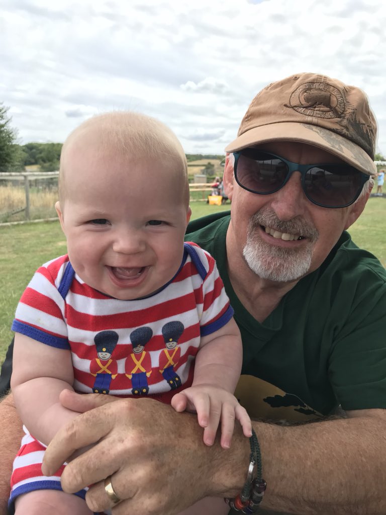 GlosterBirder's tweet photo. #GrampysBigDayOut #NapHand #MoreThanAHandful 😀💜 https://t.co/pwrZ8ZNCA1