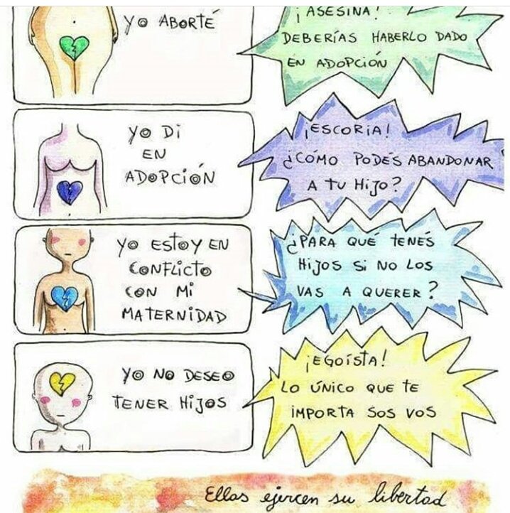 Porque nadie puede decidir por nosotras, porque la maternidad no puede ser impuesta,porque no pasa nada si no somos madres. 
Decidimos en nuestro cuerpo y en nuestra cama.
#HastaQueSeaLey 
#abortolegalya
#argentina 
#Imparables
#FeminismoParaVivir