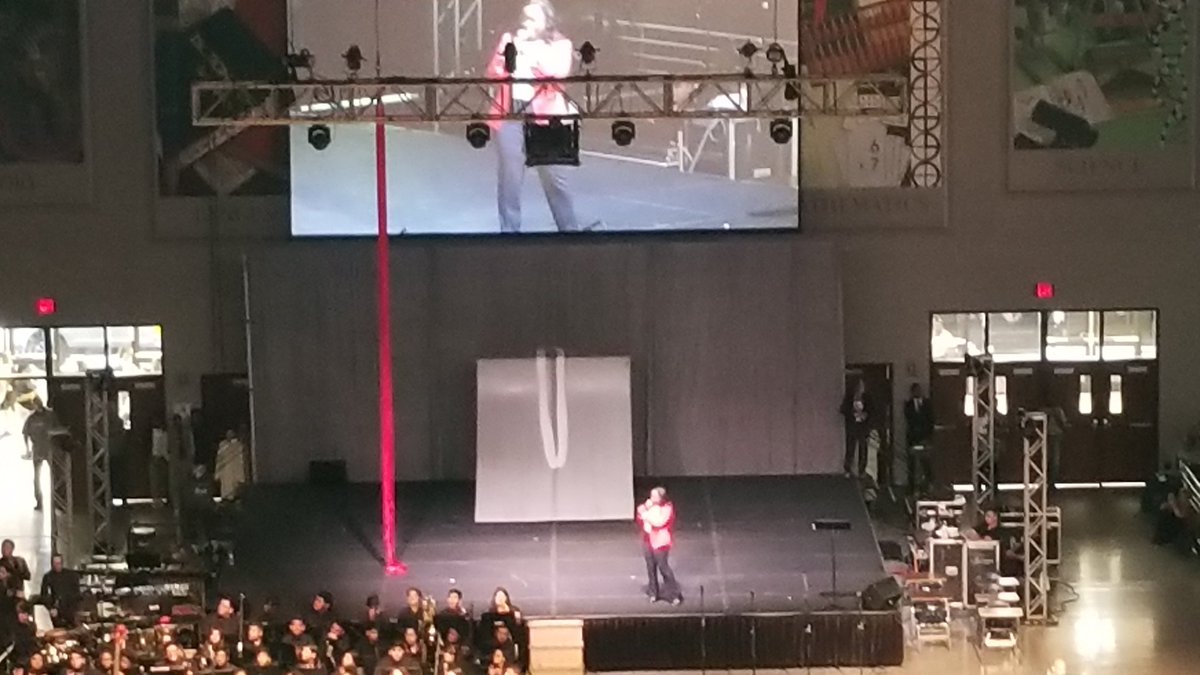 Listening to Dr. Goffney speak at Convocation. #Allin4Adline