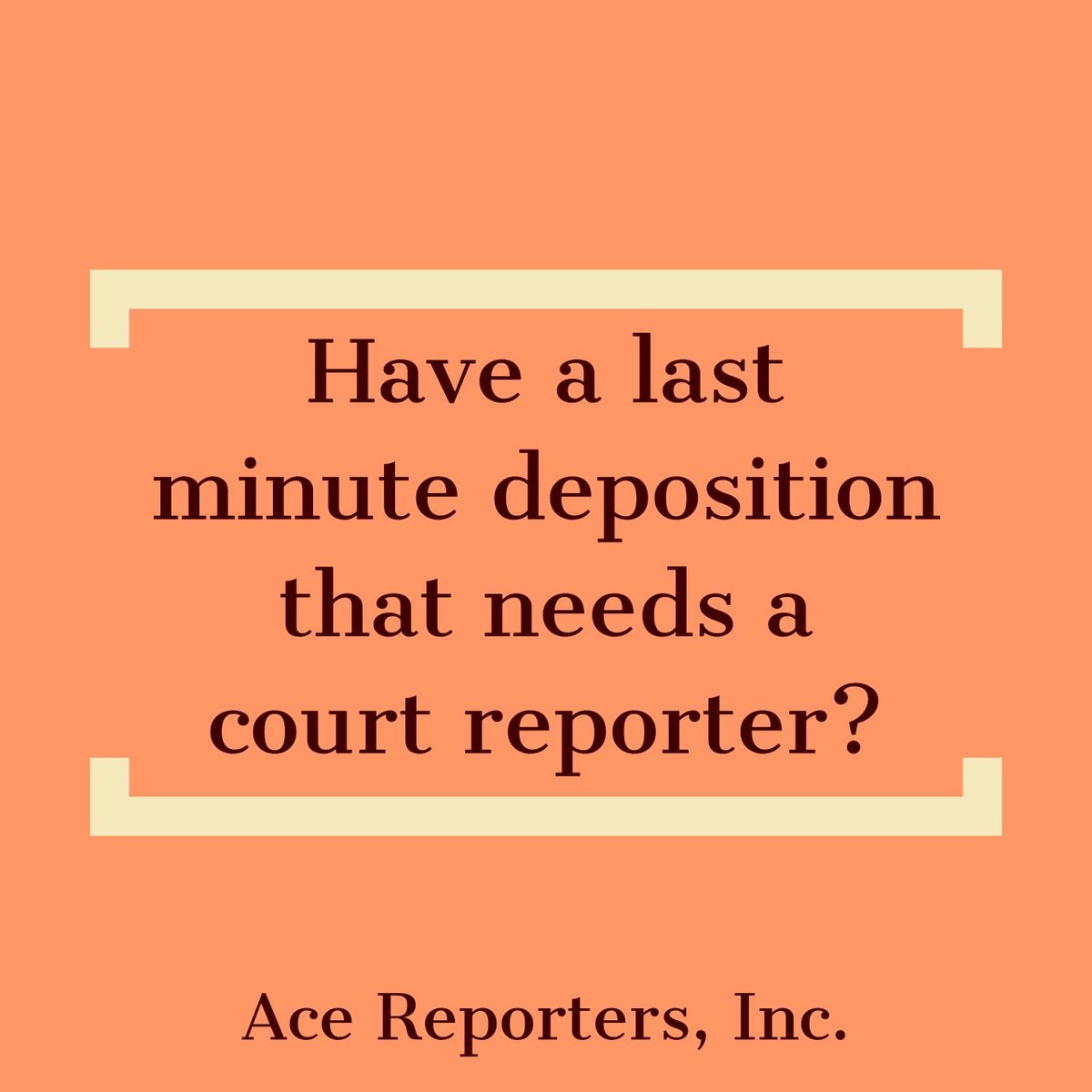 ReportersAce's tweet image. Then we are here to help! - 📞: 210.627.6701 | 🖥: http://Acereporters - #courtreporter #stenography #courtreporterproblems #deposition #trialservices #legaltranscription #courtreporterproblemssolved #transcription #legalwriting #stenolife