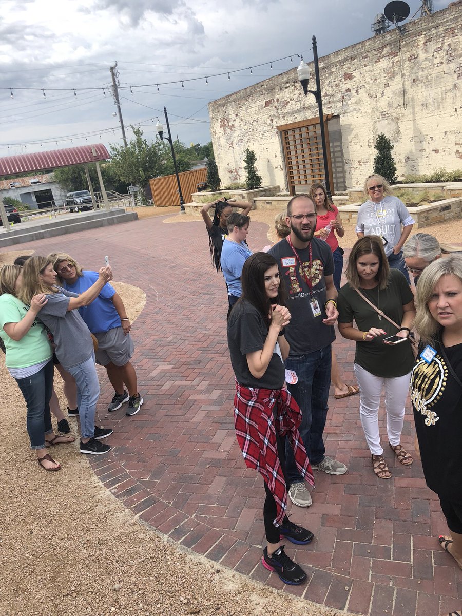brit_lancaster's tweet photo. Let the games begin @MissMayVernon! #TeamBuilding https://t.co/jo2QwhEsyQ