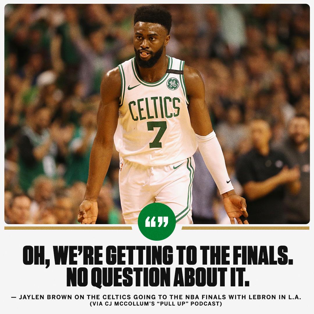 Jaylen Brown is confident.