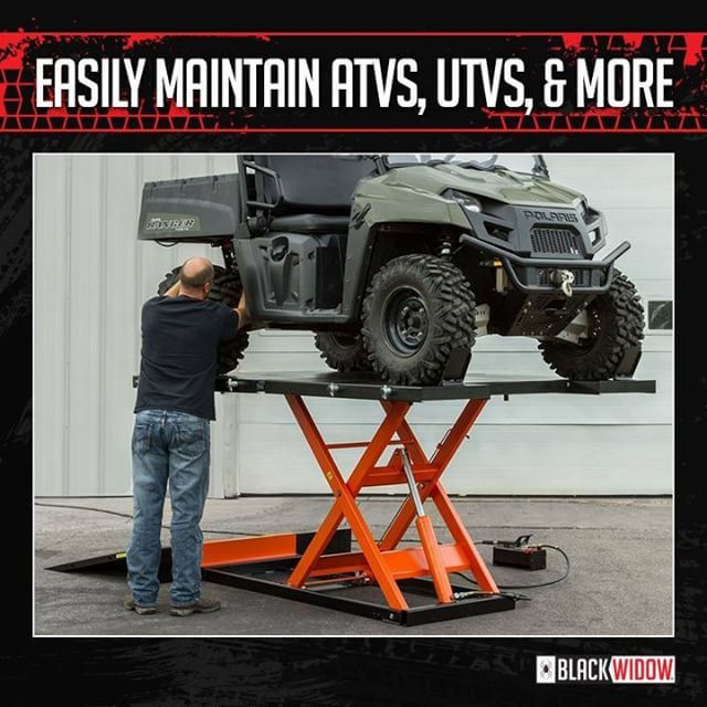 This convenient lift table comes with everything you need to safely work on your vehicles from home! bit.ly/UTV2500P ift.tt/2MAhIHl