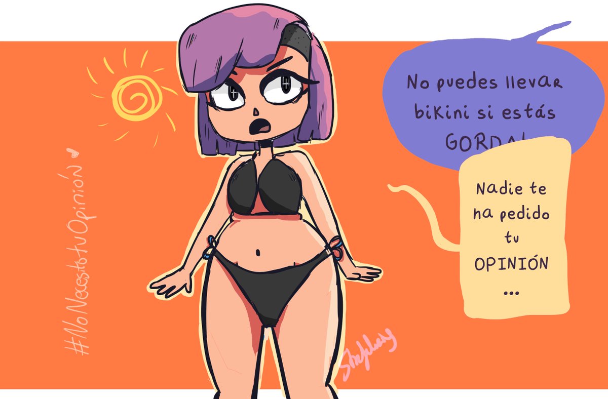 Vestimos comos nos dé la gana, y TÚ no tienes derecho a decirnos NADA. 
#NoNecesitoTuOpinión