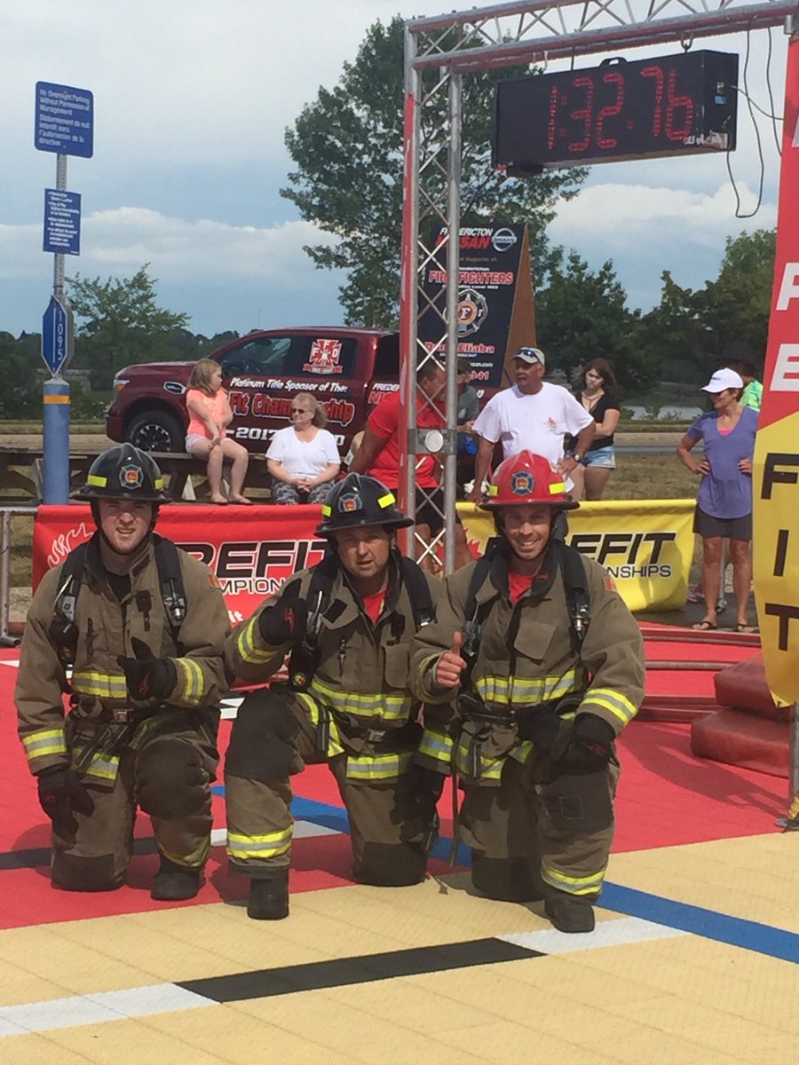 This weekend, Kevin Shaw, Stephen Brian Pigott and Greg MacDonald are heading over to Miramichi for the FireFit Challenge!

Good luck guys, may you all set personal and team bests! #firefit <a href="/firefitCanada/">Onezeroone</a> #pei #winitall