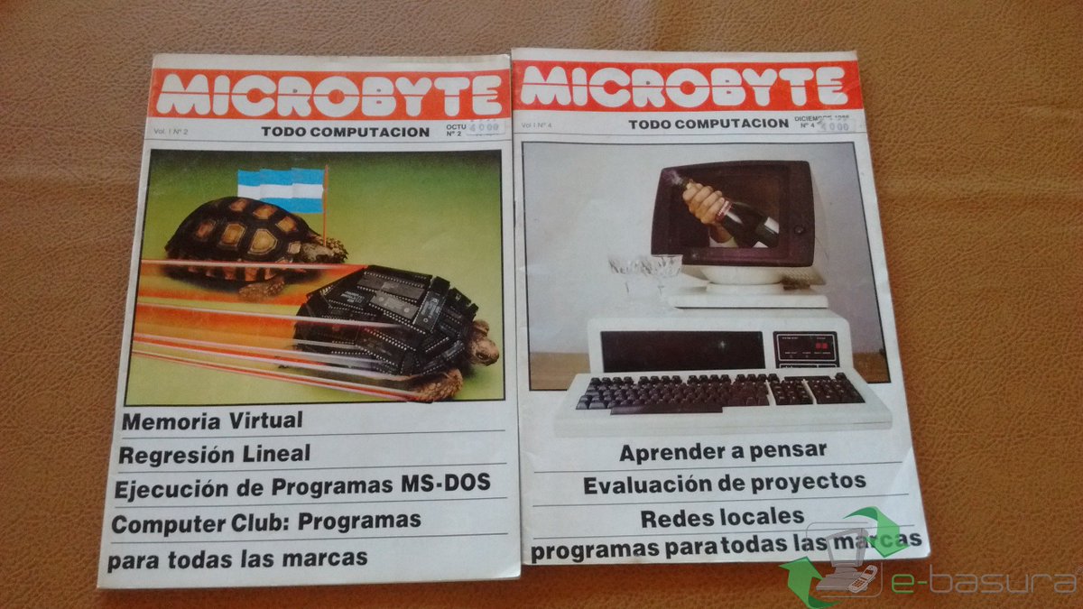 ekoa_unlp's tweet image. 🤔¿Recordás haberla leído o que algún amigo lo haya hecho? Arrobalo así se acuerda de esta revista argentina de los años 80.

#TBT #RAEE #Microbyte
