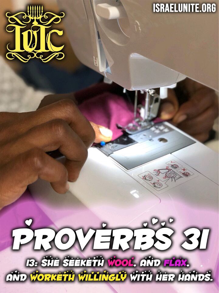 At Israel United in Christ we teach repentance! Its time for our Elder Sisters to teach the Younger Sisters the basics to become a Virtuous Woman!  #Sewing #Royal #Apparel #Garments #Repent #IsraelUnitedinChrist #IUIC #StopSinning #RepentanceIsRevolutionary