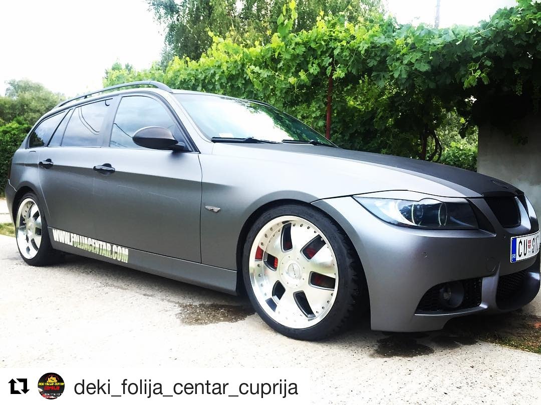 isee2eu's tweet photo. #Bmw wrapped in Anthracite Grey by @deki_folija_centar 👌
#iSee2 #carwraps https://t.co/IyQpEdqEhw