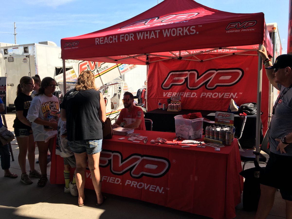 FVPparts's tweet photo. @BrianBrown21 signing autographs &amp; meeting fans at the #FVPparts tent yesterday!  Catch him again today from 4-5pm! Make sure to snap a pic &amp; tag #FVPfanclub for a chance to win a tee or hat! #5hourNats #FVPracing #proudsponsor #BrianBrown https://t.co/BG9FB9SPaD