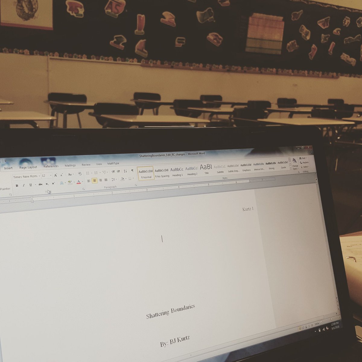 BJKurtzAuthor's tweet photo. Editing on a deadline means being a social reject and staying in the classroom at lunch. By the way, lunch should be longer!! #mustedit #amediting #authorteacher #deadline #bjkurtz https://t.co/Ups3gEHLpL