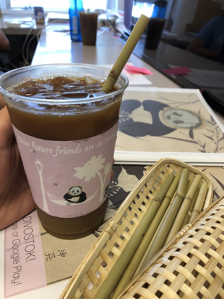 hamikapp's tweet photo. Get a delicious Hamik Coffee, coming soon to cafés around Hong Kong! The best part? You can reuse the bamboo straw instead of wasting plastic :) #HamikApp #HamikLife https://t.co/E7ez2EzeBQ