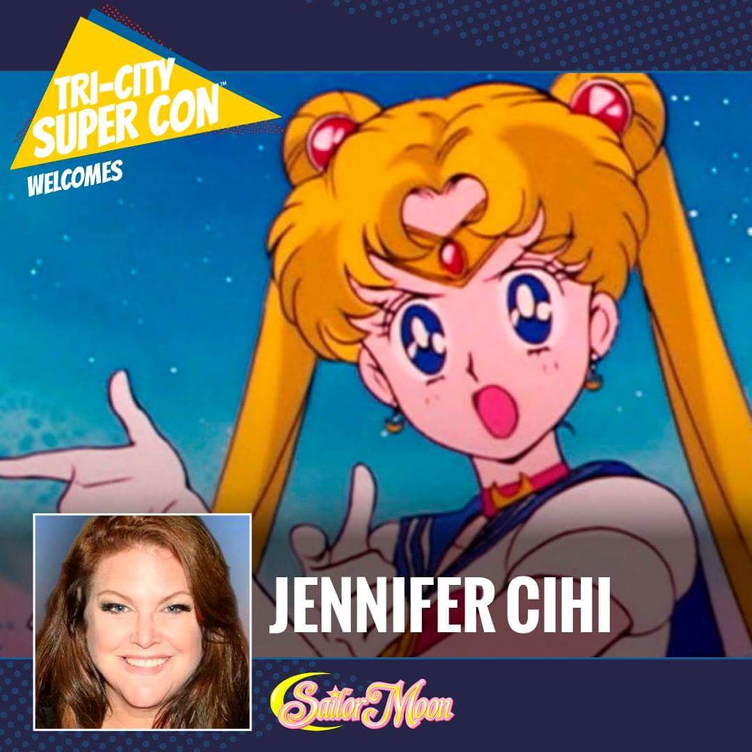 TricitySuperCon's tweet photo. 🎵She is the one...Sailor Moon!🎵 Please welcome @jennifercihi Jennifer is an American singer/actress best known for being the original English dub singer of Sailor Moon.
https://t.co/zcBdn9rkoA
#sailormoon #tricitysupercon #jennifercihi #anniebroadway #hotpockets https://t.co/T1Tn9GyCrG