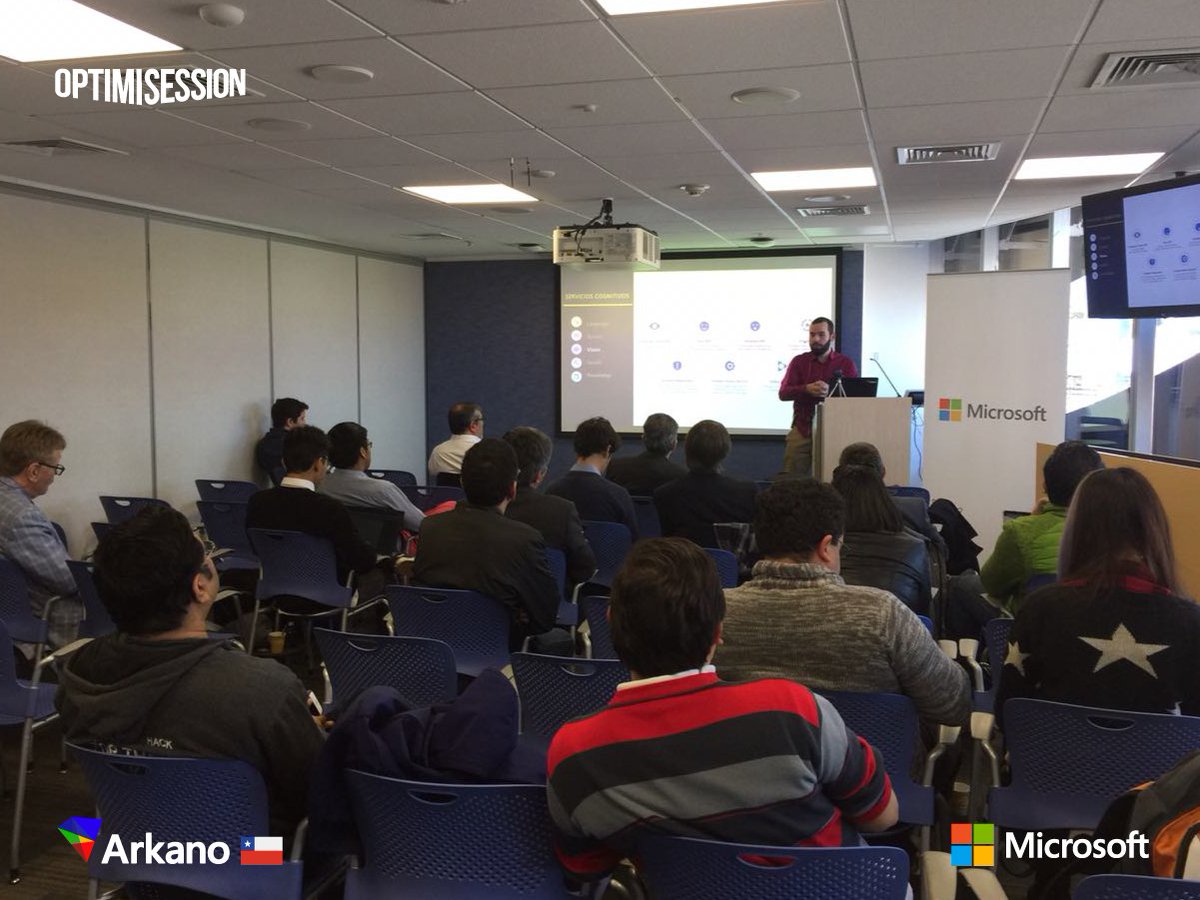 arkanosoftware's tweet photo. #Ahora En la segunda parte de #OptimiSession 🇨🇱 es el turno de Alejandro Ossa y de #MachineLearning
En busca de la #TransformaciónDigital para su negocio 🛫 https://t.co/Om5Q8bd1Oq