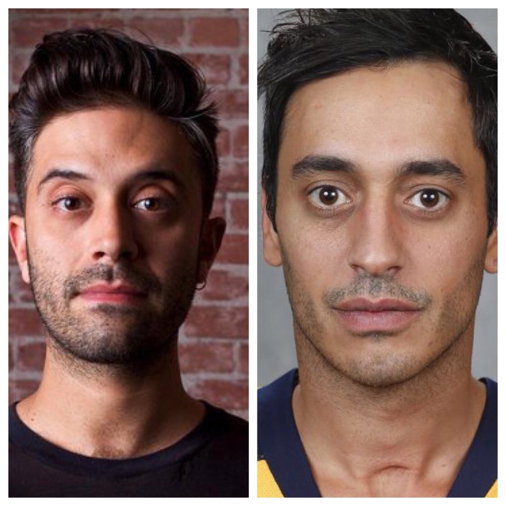 BLBNATION's tweet image. NHL Lookalikes: Glassjaw frontman Daryl Palumbo and Mike Riberio beerleaguebeauts.com/2018/08/09/nhl…