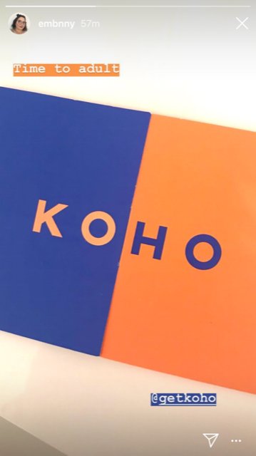 *So* many users have been LOVING their slick new cards and it makes our hearts swell! Keep sharing your pics + tag us @GetKoho 💫✨💫 #bestusers #fintech #gotKOHO #newcardwhodis #saving #goals