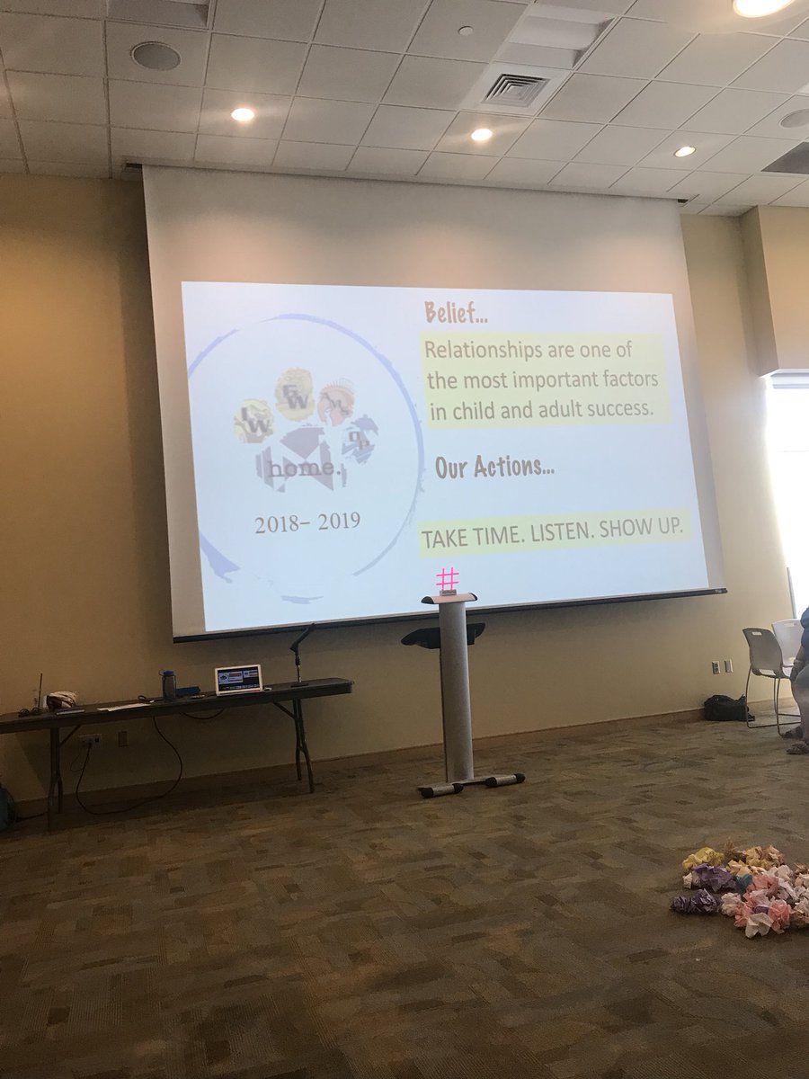 My take away today...take time, listen and show up! #bepresent #LWPawPride