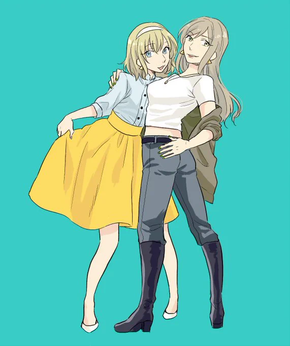 女の子はかっこよくてかわいい
APH洪と白 