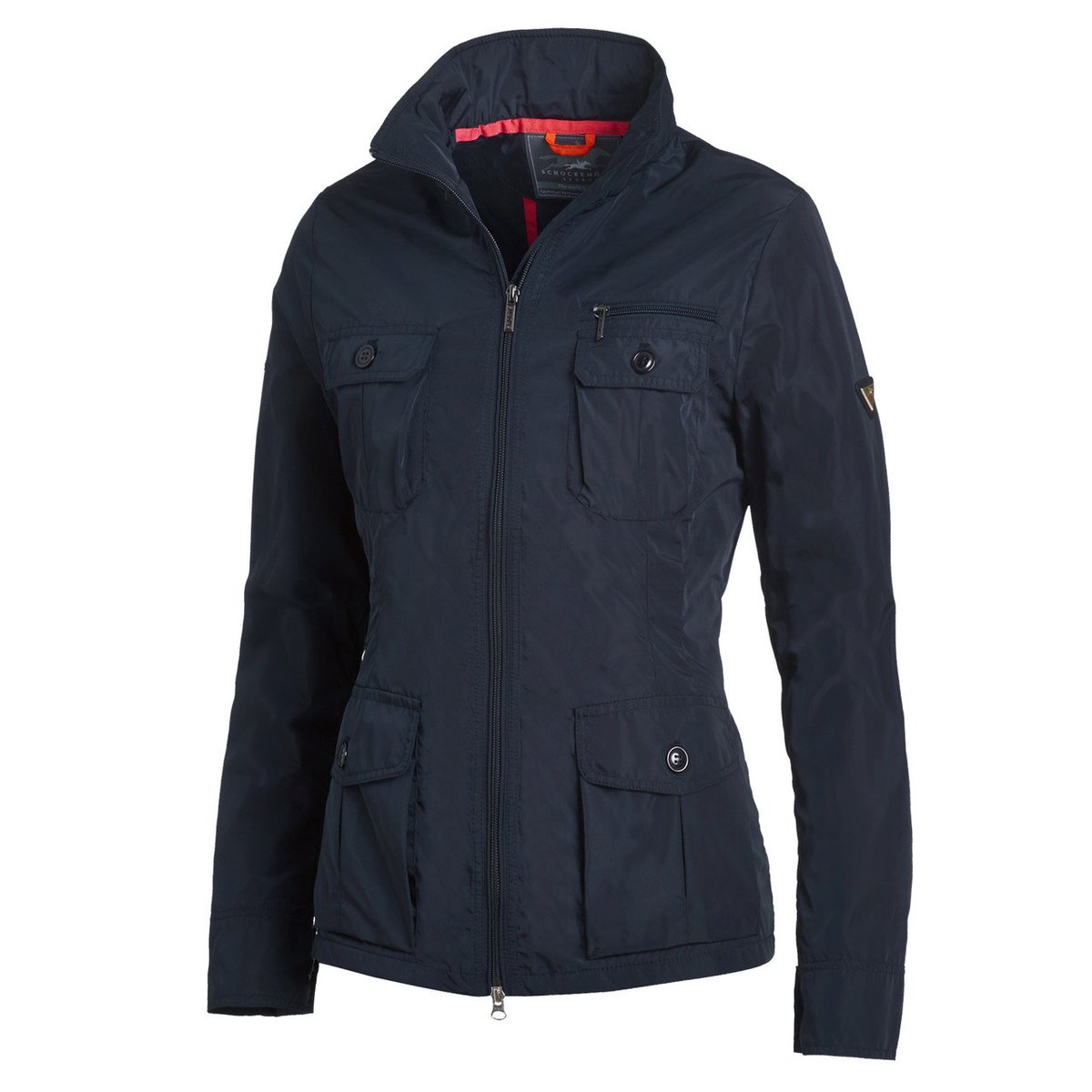Elena by Schockemohle - waterproof jacket and full of style!  Now half price £54.50 - what a bargain >>>>  classicdressage.com/8598/products/…