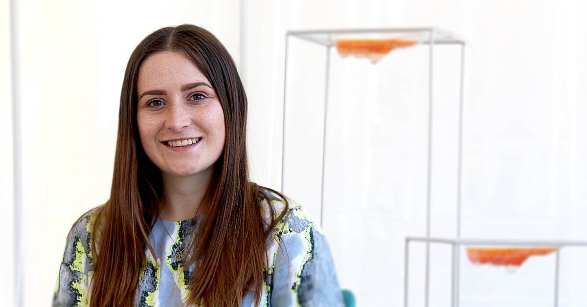 eca_edinburgh's tweet photo. Caitlin Dick questions society’s technological addiction through a sculptural piece at the Edinburgh College of Art Festival Exhibition. Be inspired by the stories behind our postgraduate students' work, 11 - 19 Aug. #ECADegreeShow #SummerAtECA #EdArtFest https://t.co/GMnxiHyXxd https://t.co/Q3v3dJOPL3