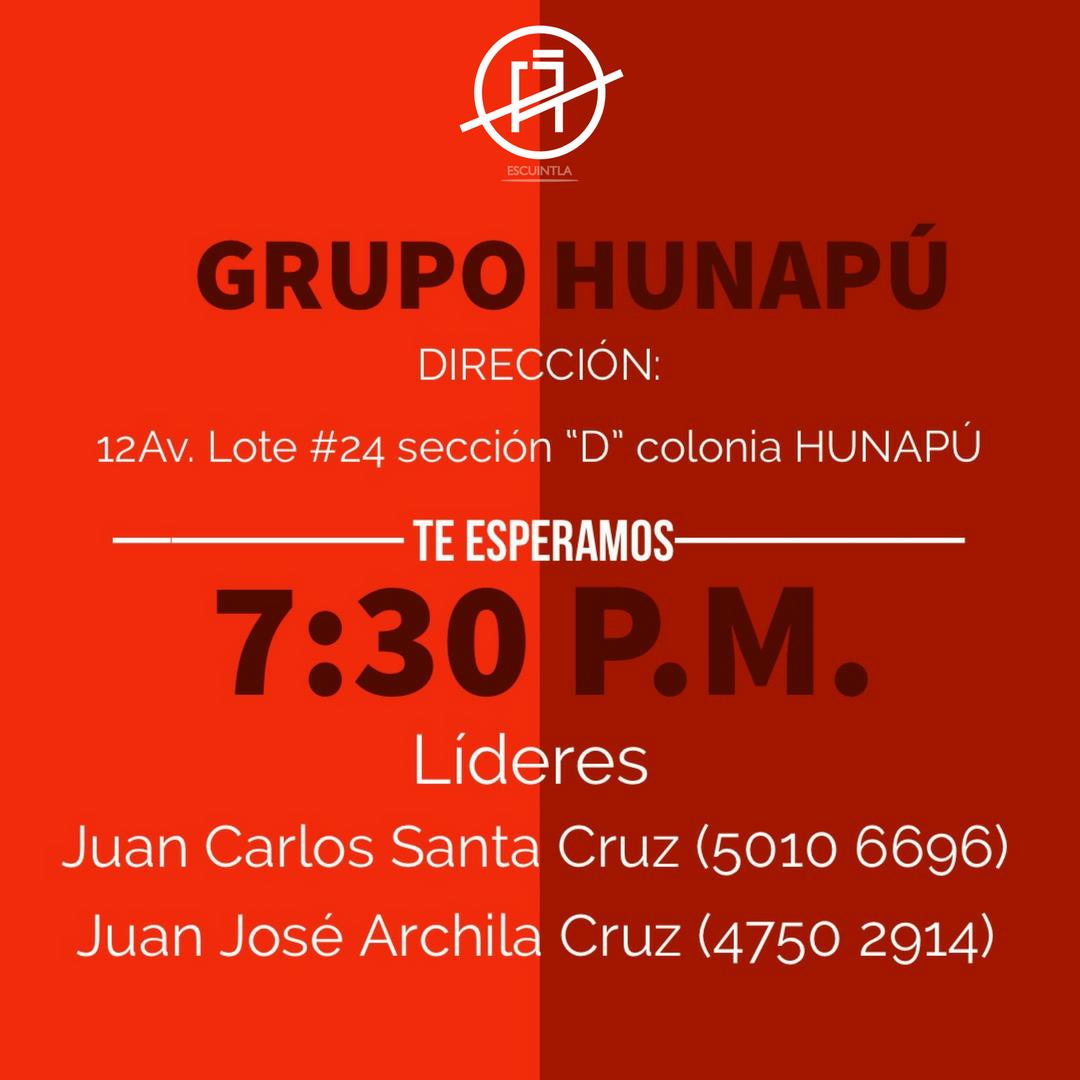 JaEscuintla's tweet photo. Hoy día de Grupo, y vos no te lo podes perder...
Vamos pues!! 

#JAescuintla #GrupodeAmistad
#ComunidadCristiana https://t.co/LgyOmDoYY6
