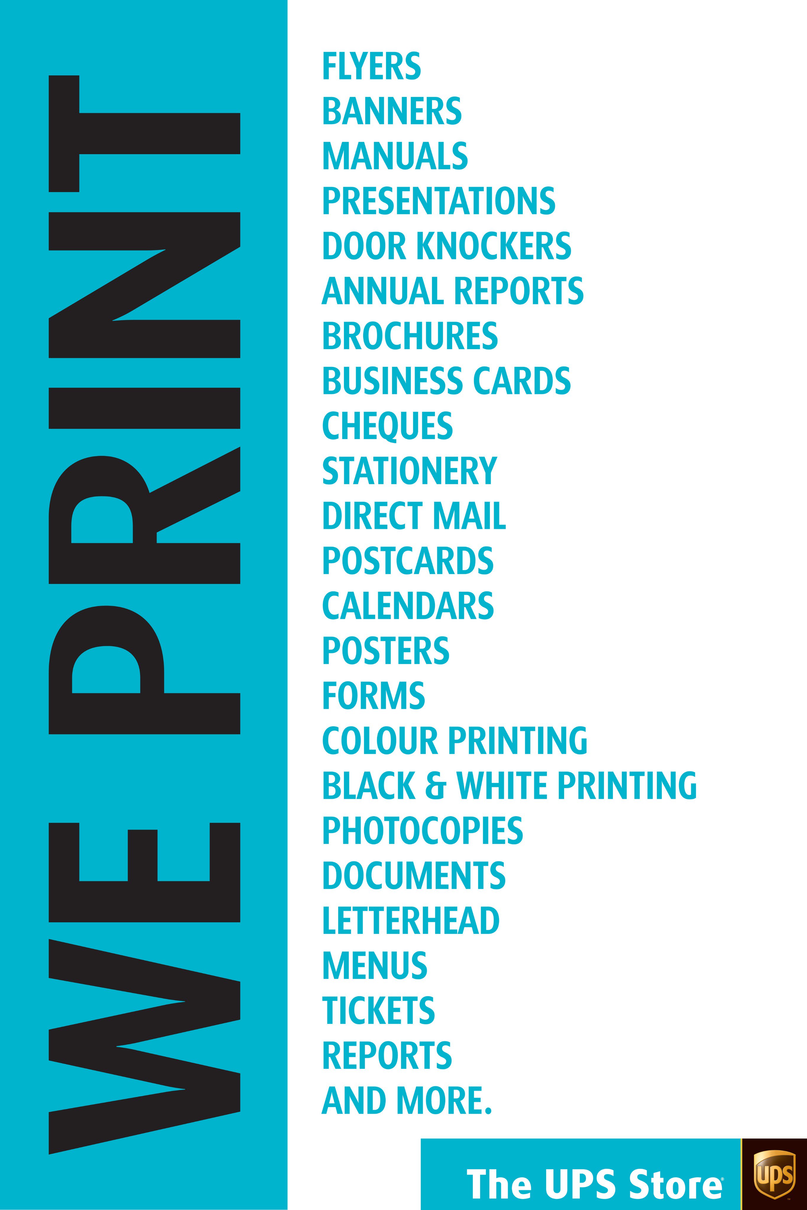 Ups store printing deals