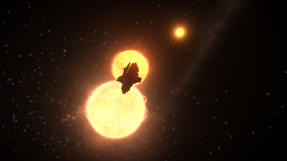 CToxophilite's tweet photo. For some reason this just reminded me of 'The Light of Ancient Mistakes'
#IainMBanks #LookToWindward #EliteDangerous #EDPostcards #DBX https://t.co/l8mevvjxPt