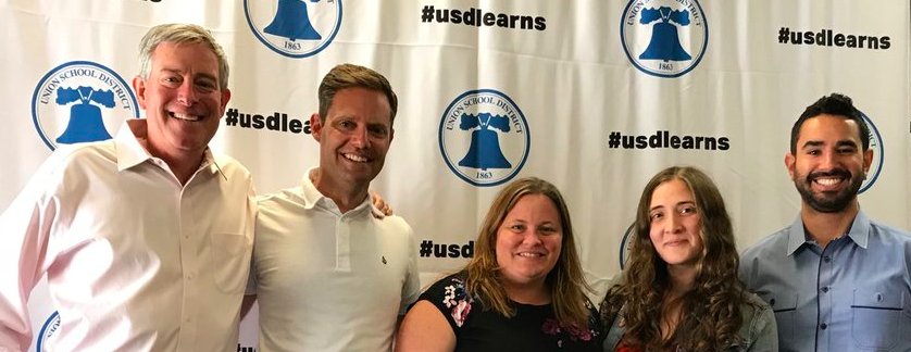 MrRodriguezDMS's tweet photo. Loved meeting the new members of the #dmseagles family yesterday! #usdlearns https://t.co/SNokaI64Y5