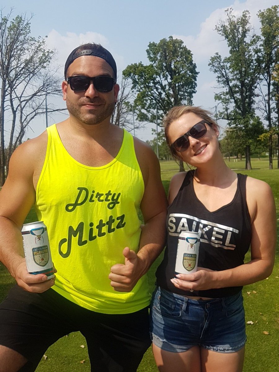 toeser16's tweet photo. Lovin this @PostGameBrewing #LockerRoomLager at the @SaikelStudio golf tournament! https://t.co/kApn8vhvNY