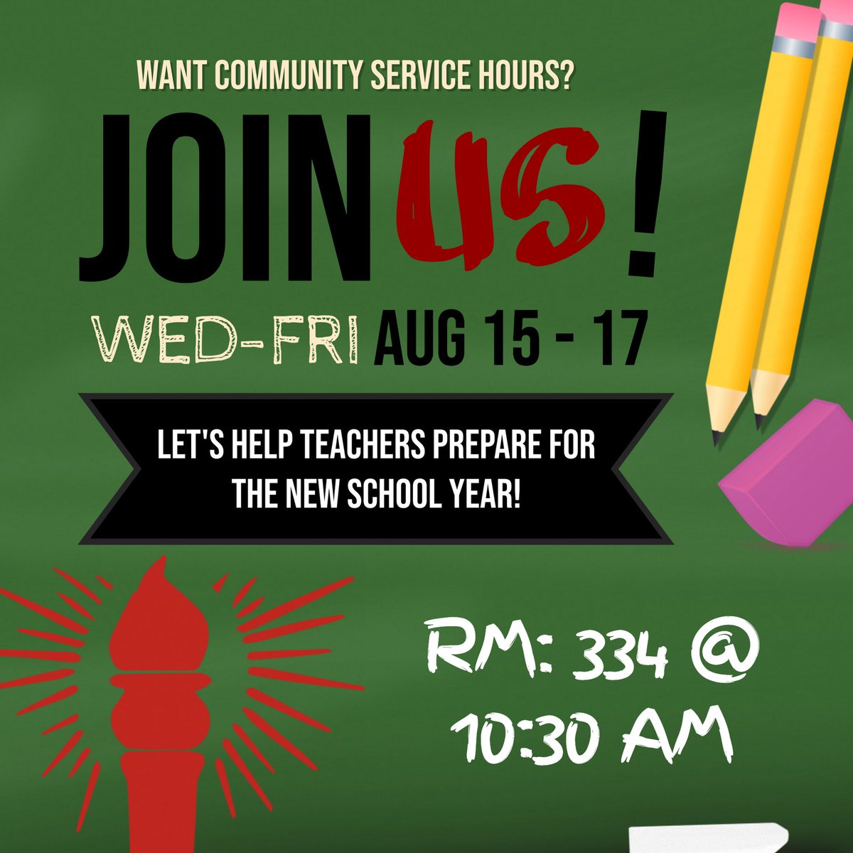 _HHS_NHS_'s tweet photo. Hello NHS members! In preparation for the 2018-2019 school year, we will be helping out teachers next Wednesday through Friday at 10:30 AM. Hope to see you all there! https://t.co/n8hEIhKNoT