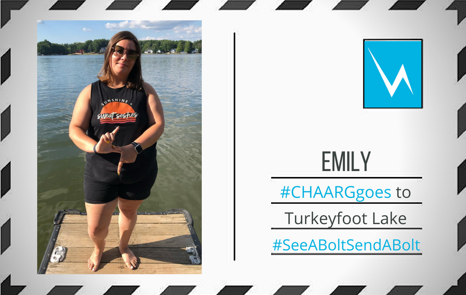 BGSU_CHAARG's tweet photo. There are only a few more weeks until fall semester, so be sure if you #SeeABoltSendABolt to share where #CHAARGgoes this summer! Thanks for the postcard, Emily! https://t.co/jfGqPJi8rV