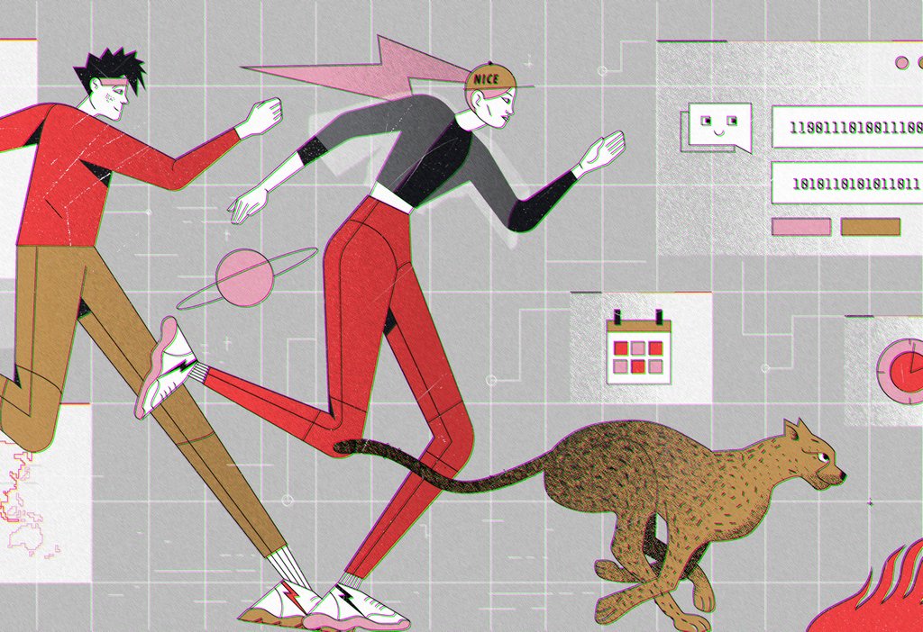 dribbble's tweet photo. Runners by Dragana Krtinic for @SpiceFctry https://t.co/ikmBkr6X4A #dribbble #dribbblers #illustration #design https://t.co/UBmu6OmAmQ