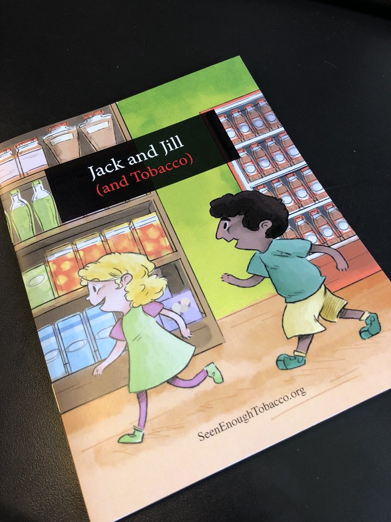 Sam_STTAC's tweet image. Jack and Jill (and Tobacco). A tale of two youth who make a trip to their favorite store to buy some snacks but leave with impressions from the tobacco industry. This is no rare occurance- our youth have #SeenEnoughTobacco. #TobaccoFreeGeneration #BookLoversDay