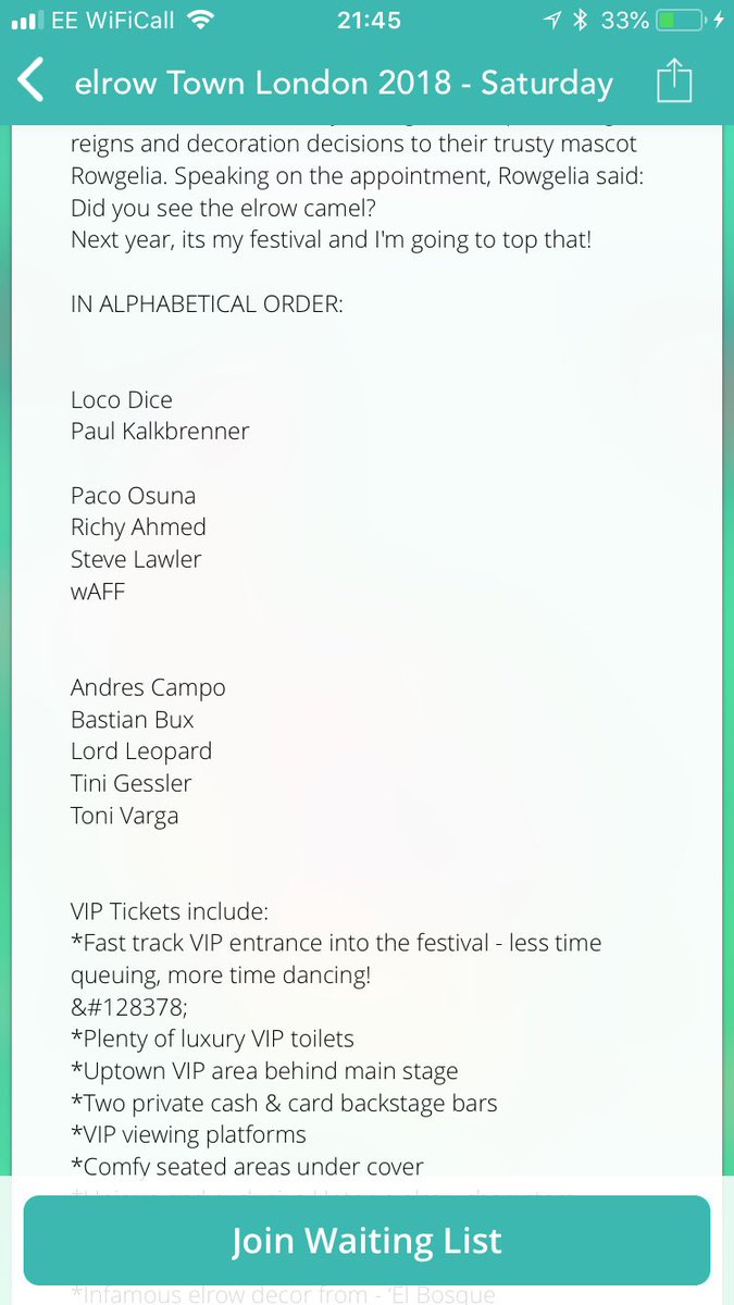 _PNTR_'s tweet photo. @elrow_ does skiddle know something you’re not telling us....? Is Loco dice going to be there on the saturday as well? 🤞🏻🙅‍♂️ https://t.co/H5ZA4NJUHb