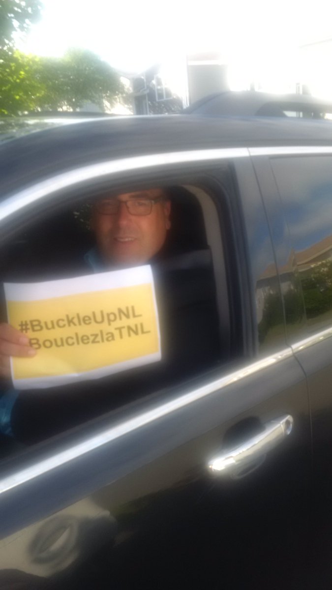 When you head out in your vehicle, please buckle up. Seat belts save lives, YOUR life. #BuckleUpNL