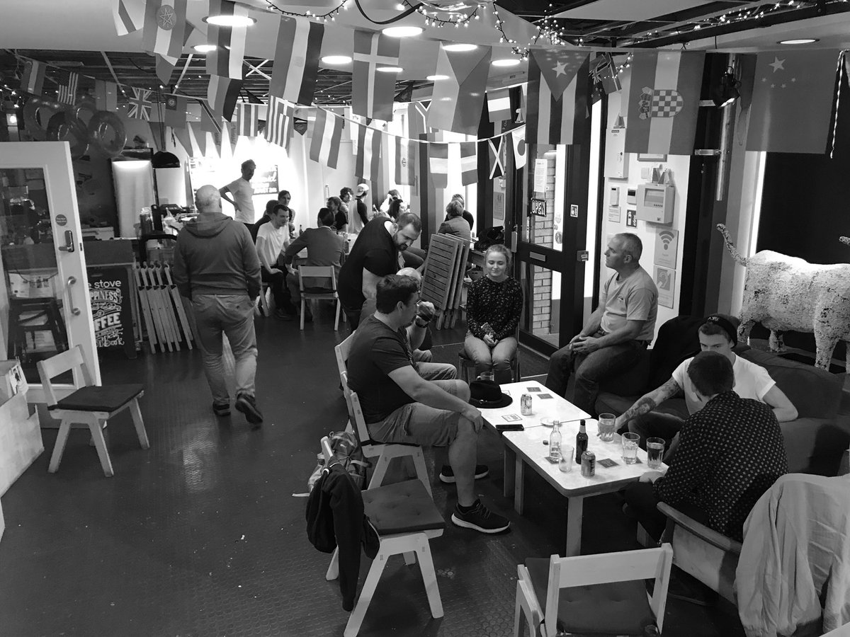 weare_dmc's tweet image. Look at all these bands, artists, festival and event organisers all having amazin’ chats together! Our big #DMCSocial special last night was awesome and we just wanted to say a big thanks and NICE ONE to everyone who came along 🙌🏻 Nice work #dmcyeah