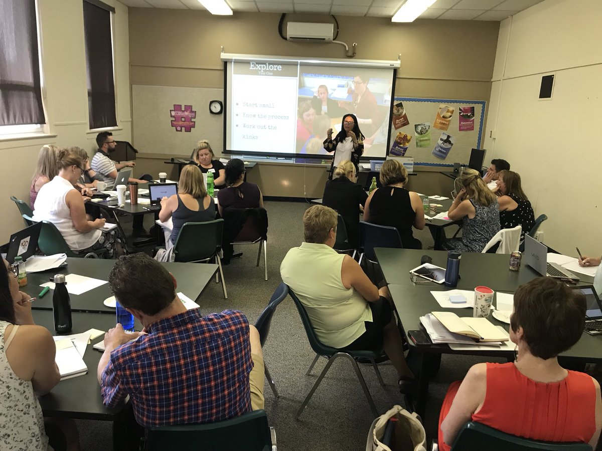 coreyhaley's tweet image. Sharing her #learningsprints story with #ela2018 participants. #ecrsd #ATAAgile @TLGuimond