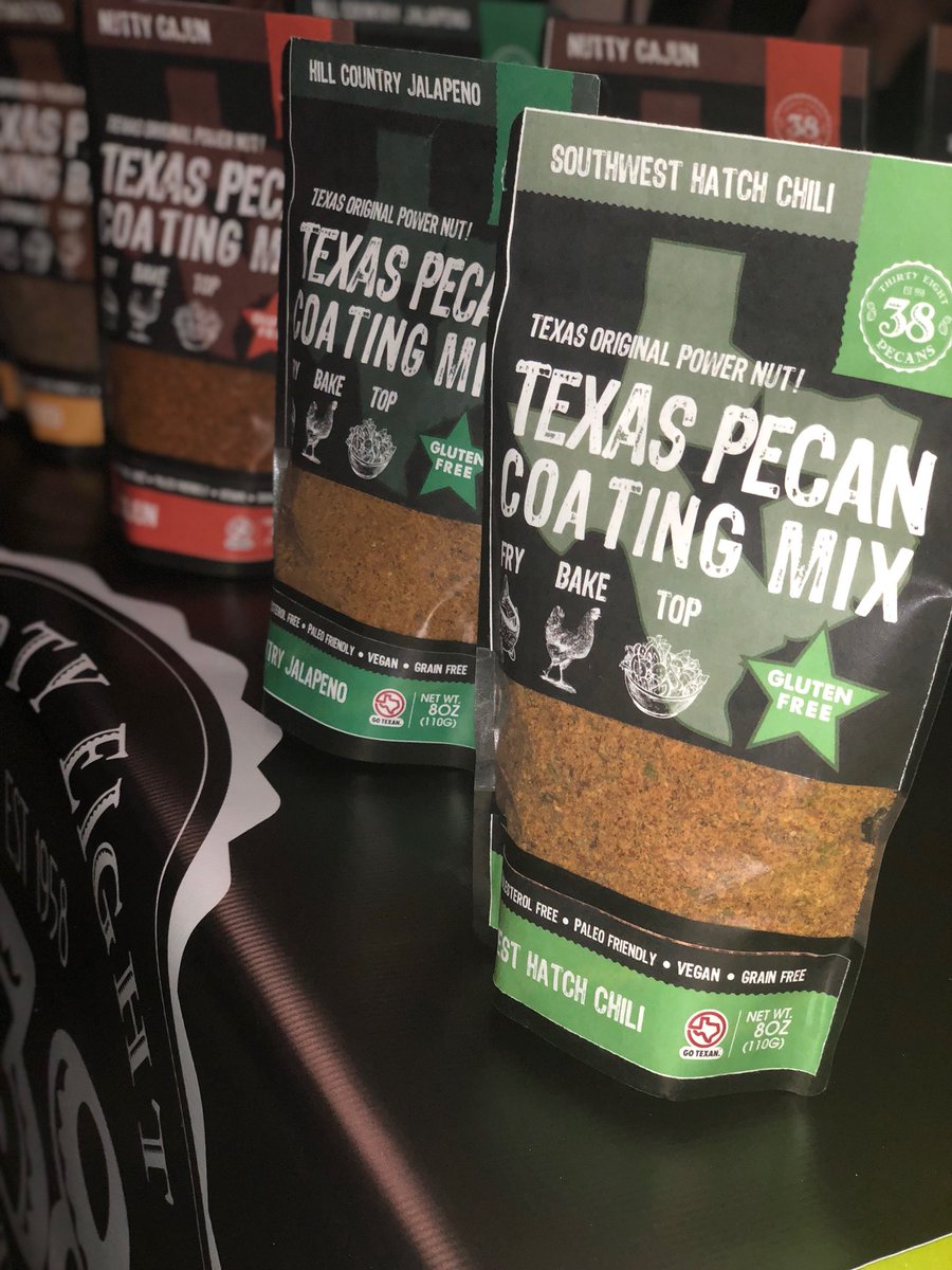 HEB's tweet photo. 38 Pecans (@Anyeasier), #HEBQuest contestant, has been in the pecan business for three generations - and wants to bring Seguin Pecan meal with unique flavors to store shelves. https://t.co/29tq2I1TCB