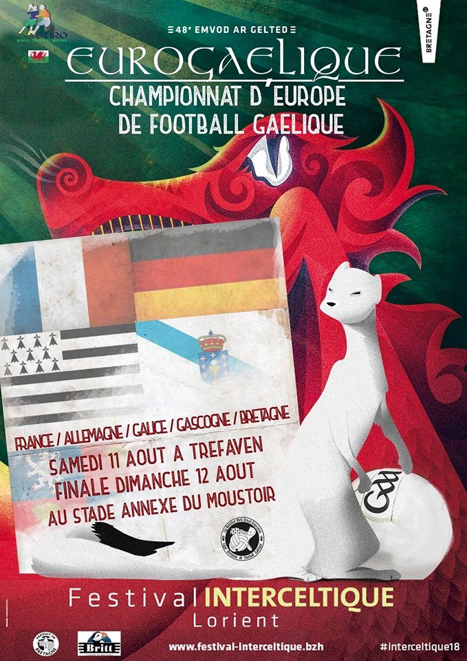 marionlecouls's tweet image. 🏐💪👹🇫🇷
RDV ce we à Lorient pour le Championnat d’Europe de Football Gaélique.

Si on atteint les 50RT je mets mon maillot à gagner #collector #annoncedujour

@FESTIVALLORIENT