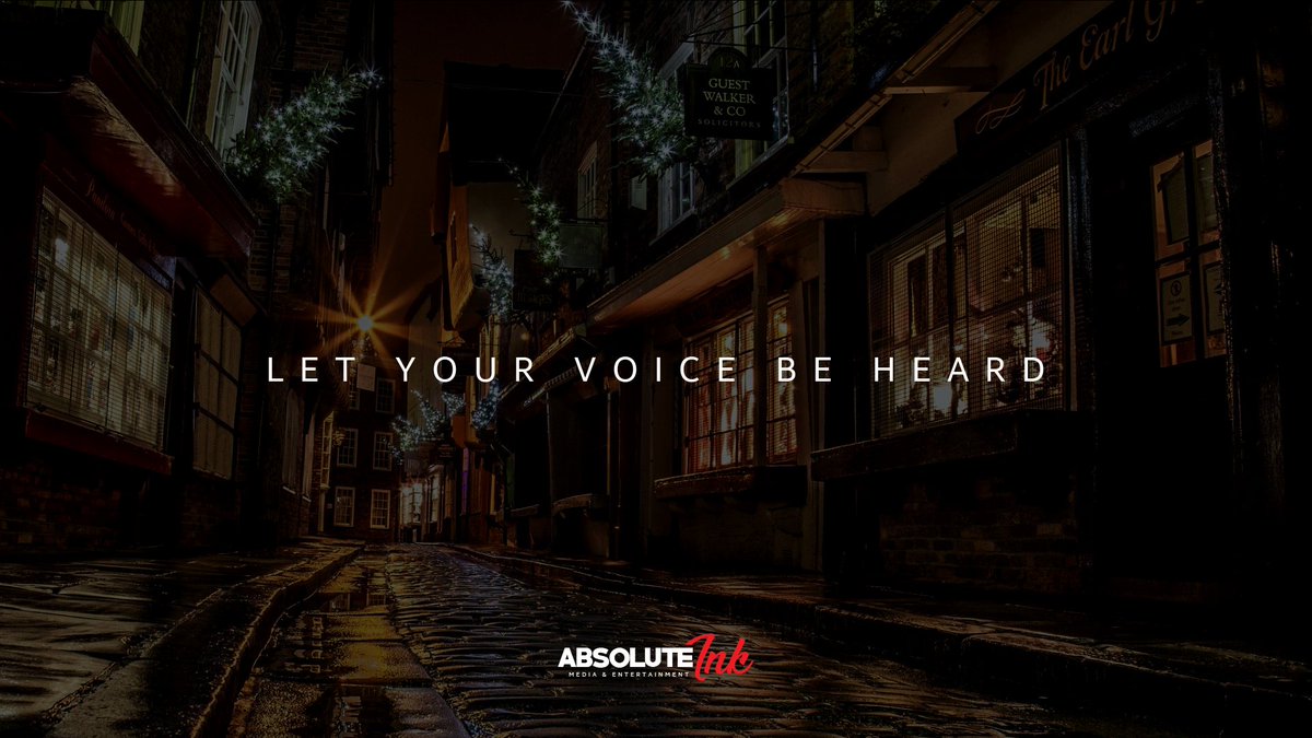 AbsoluteInkEnt's tweet photo. Let your voice be heard #AbsoluteInkEnt https://t.co/U9LcliPQgi