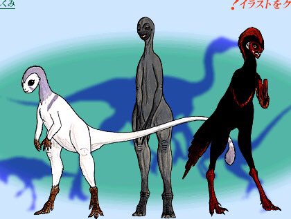 灰鸚鵡 Haltill 金子隆一氏の 新恐竜 伝説 にもフォロルとギラグールの原案と思しきイラストがありましたね ストルティオミムス進化型も本編で見てみたかったかも もし近年恐竜惑星 のリメイクや続編が作られるとしたらラプターさんはモフモフになっ