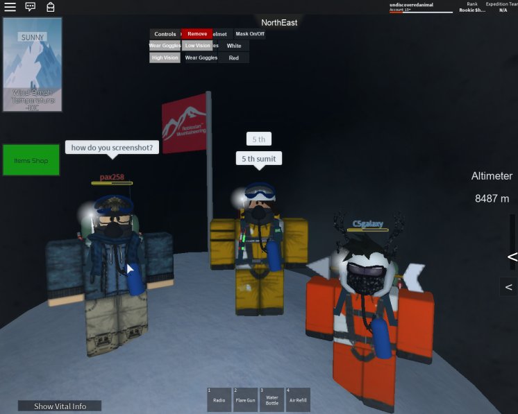 Rbx Mountaineering Rbxmountaineerz Twitter - mount everest roleplay roblox