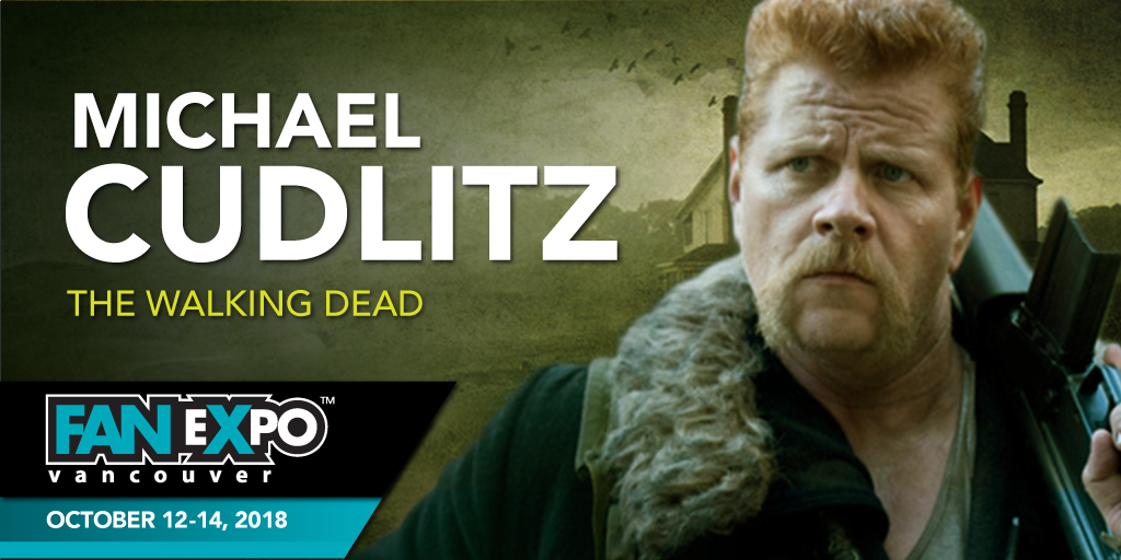 FANEXPOVAN's tweet photo. Walking Dead Fans! Please put your hands together for @Cudlitz aka Abraham Ford to #FXV2018. You also know Michael from Band of Brothers &amp; Southland! Meet Abraham in person at FAN EXPO Vancouver, running October 12-14: https://t.co/vBFXFupkhd https://t.co/E0nybyW6sh