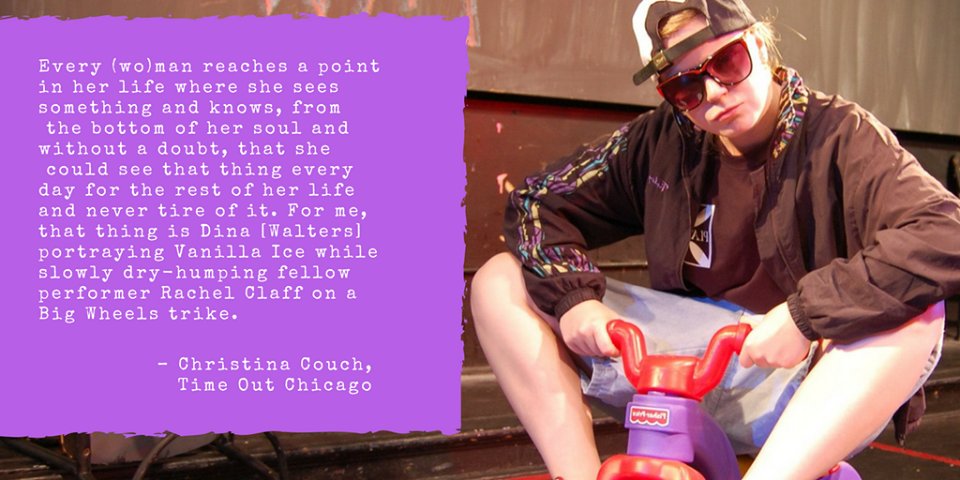 #TBT to an indelible ICFTNF moment: The staged reading of COOL AS ICE (1991)! Come see Dina in CON AIR, August 17-18: conair2018.eventbrite.com