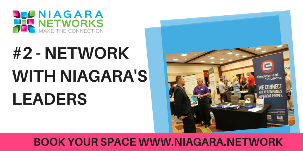 NFChamber's tweet photo. Each year our exhibitors at #NiagaraNetworks event make connections and form valuable partnerships. Be an exhibitor today: https://t.co/mTrouqs4up https://t.co/JRz7hgW7DC