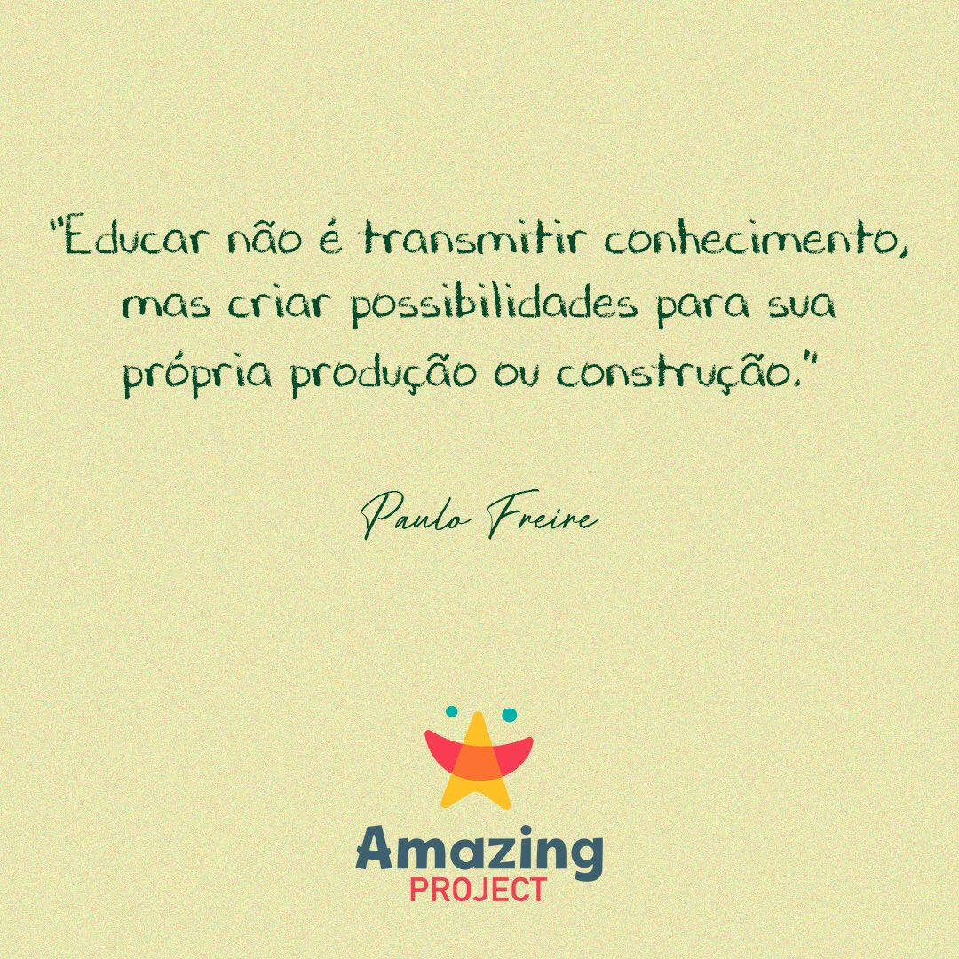 #BeAmazing #TodosJuntosFazendoAlgoIncrível