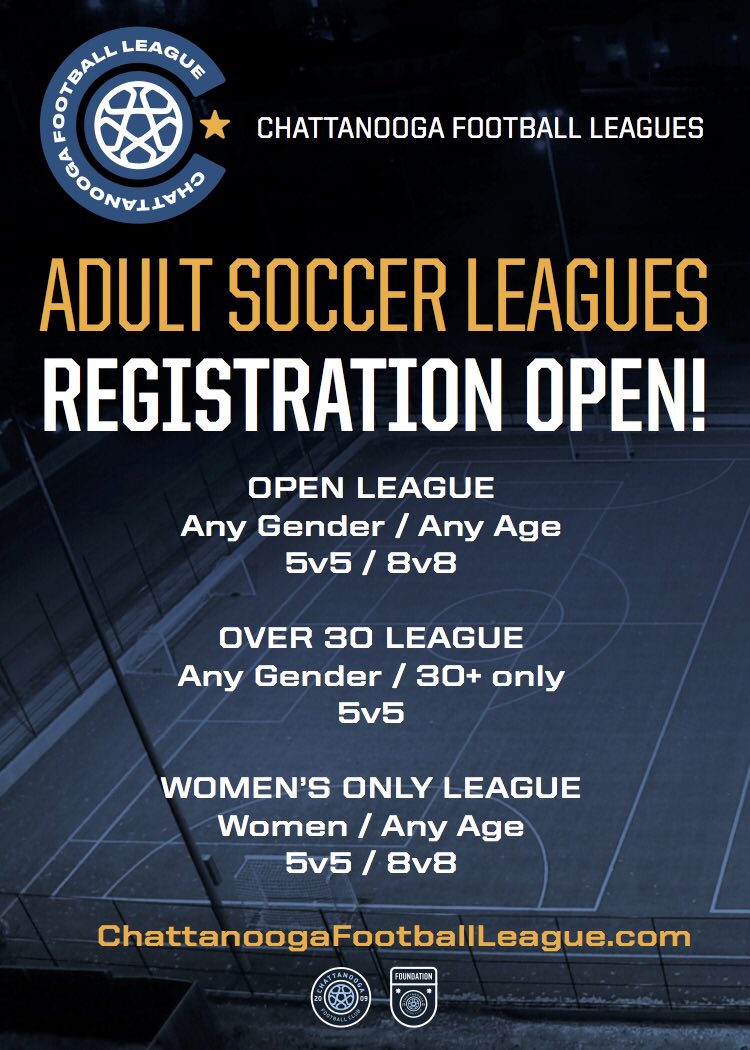 HPCommons's tweet photo. •• ¡Muy buenas noticias! El registro de la Liga de Fútbol Chattanooga finalmente está abierto. Las ligas se llevarán a cabo en Highland Park Commons !! Nos encantaría invitarlos a todos a venir y registrarse este otoño.@LatinosOfChatt @lapazchatt https://t.co/HMroimTMBw