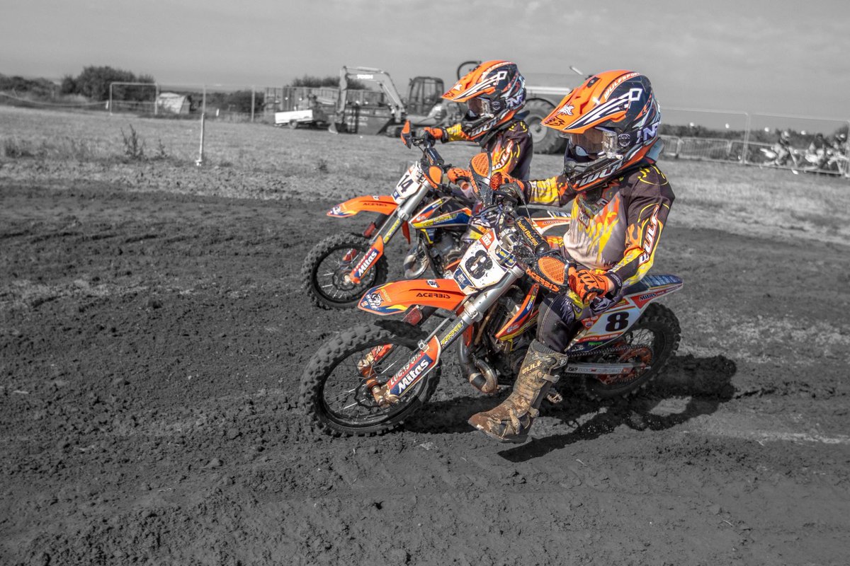 AaronDodd_8's tweet photo. Aaron Dodd #8 and Taylor Dodd #14 📸Peter Bell #ktm #ktm50 #brothers #gforcesuspension #cumbriamx #route44 #haverigg #aarondodd8 #taylordodd14 https://t.co/yIUGu6iHtP